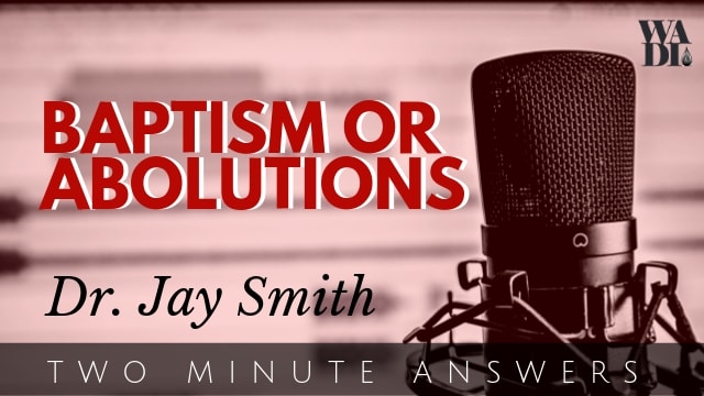 Baptism vs. Ablutions in Islam