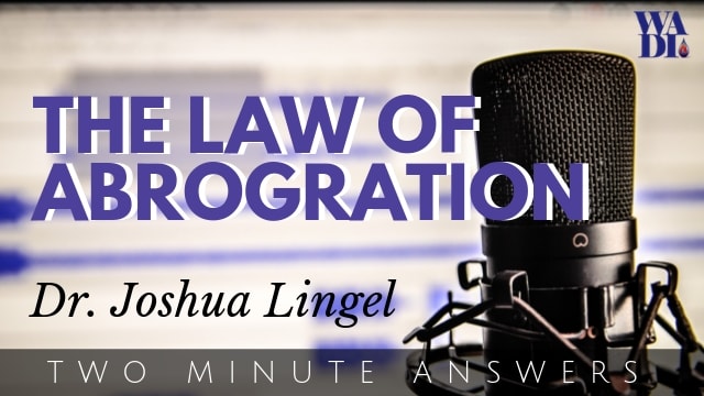 The Law of Abrogation