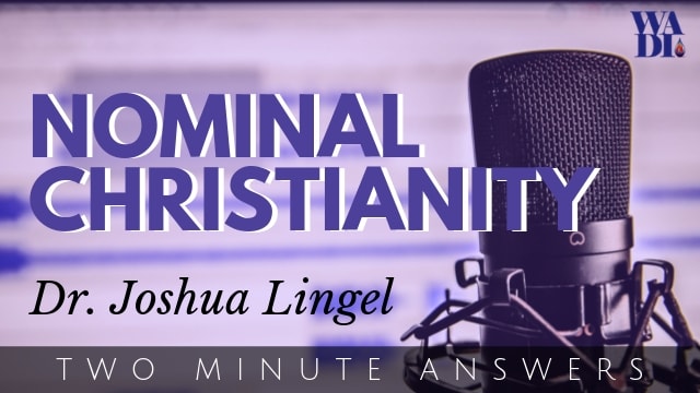 Nominal Christianity